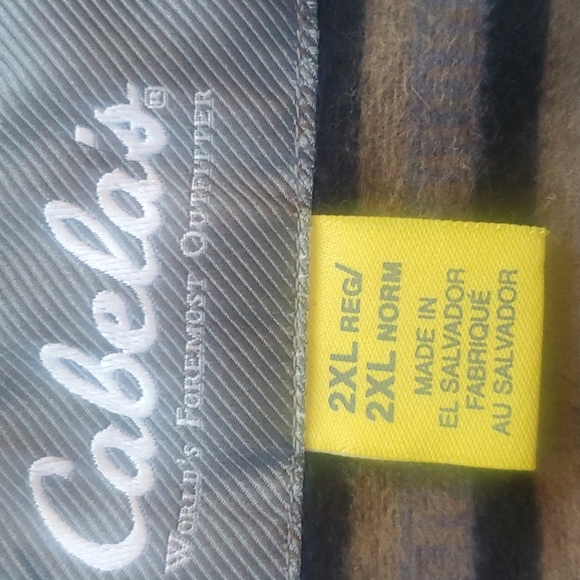 Cabelas Western Aztec Multicolored Button Down Shacket 2XL - Picture 7 of 11
